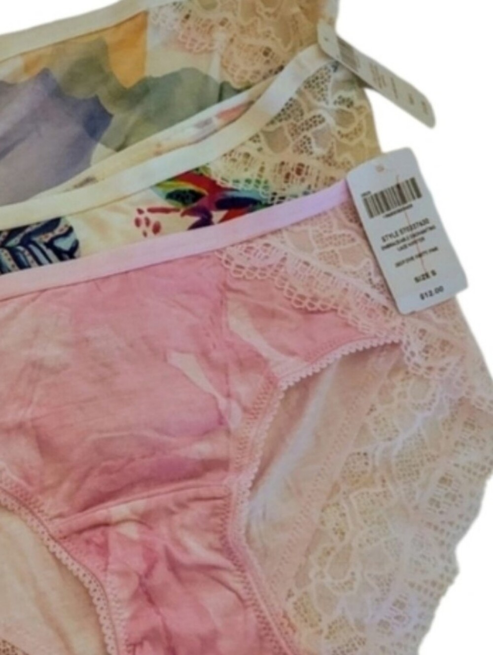 NEW 3 Pairs of‎ SOMA Panties Lace Embraceable Breathable Hipster Luxury SZ Small